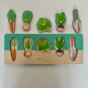 Lovevery wooden Community Garden Puzzle